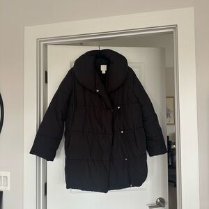 Black Women's Puffer Jacket